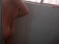 I record myself touching myself in the bathroom of my lover's apartment