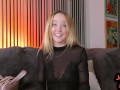 POV anal teen talks dirty while assdrilled in oiled butthole