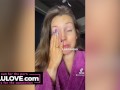 Homemade couple sex miXXXed in with selfies of just real life VLOGs & updates - Lelu Love