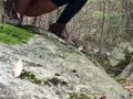  taking a long piss outdoor - piss waterfall