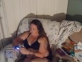 Perverted Roommate Films Girl Playing Fortnite In Her Bra and Panties