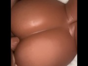 Anal Sex doll getting banged in different positions