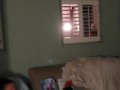Girl Watches Hot Latino Thug Jerking Off and Fingering His Ass and Then Lets Him Cum On Her Thighs