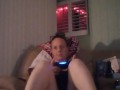 Filming Up Her Dress While She Plays Video Games and Smokes Cigarettes