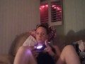 Filming Up Her Dress While She Plays Video Games and Smokes Cigarettes
