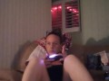Filming Up Her Dress While She Plays Video Games and Smokes Cigarettes