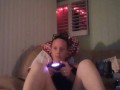 Filming Up Her Dress While She Plays Video Games and Smokes Cigarettes