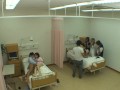 Japanese CMNF Weird Prank TV Show in Hospital Featuring Naked Patient and Accidentally Aroused Boyfriend