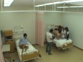 Japanese CMNF Weird Prank TV Show in Hospital Featuring Naked Patient and Accidentally Aroused Boyfriend