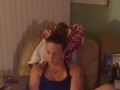 Filming My Roommate and Getting Panty Views While She Plays Video Games