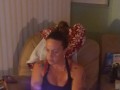 Filming My Roommate and Getting Panty Views While She Plays Video Games