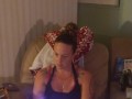 Filming My Roommate and Getting Panty Views While She Plays Video Games