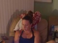 Filming My Roommate and Getting Panty Views While She Plays Video Games