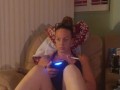 Filming Roommate Smoke Cigarettes In Her Bra and Panties