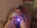 Filming Roommate Smoke Cigarettes In Her Bra and Panties