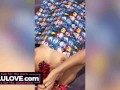 HUGE cumshot and bows on my naked body plus behind scenes Xmas & XXXmas adventures - Lelu Love