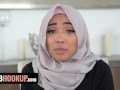 Middle Eastern Teen Malina Melendez Gets Pounded On The Couch After Class - Hijab Hookup