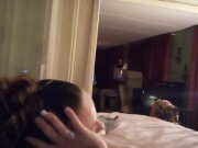 Latino Thug Twerking His Thick Juicy Ass While Deep In Her Pussy and Cute Busty White Girl Loves It