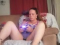 Filming Up Milfs Skirt While She Smokes and Plays Video Games