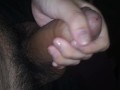 Masturbating my boyfriend while we're home alone, he has a thick dick😋