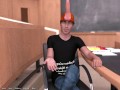 BEING A DIK #27 - Handjob in the classroom with my teacher - Gameplay commented