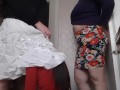 Our girl takes turns licking our pussies - Lesbian_illusion