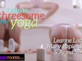 Fitness Rooms Mary Popiense and blonde beauties facesitting 3some orgasm