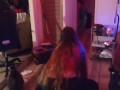 White Girl Twerking and Shaking Ass