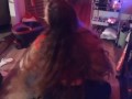 White Girl Twerking and Shaking Ass