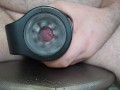 Beautiful cum from Automatic Male Masturbator