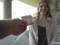 Public Agent - Young Ukrainian girl waiting to meet friends agrees to have sex outside on camera with big dick stranger