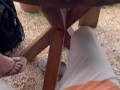 Sexy Blonde Flashing Big Natural Tits While Getting Fondled and Sucked On Public Mexico Beach