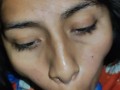Mi peruana de 18 años me despierta chupandome los testículos y tragandose mi semen 🍆💦