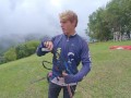 SQUIRTING while PARAGLIDING in 2200 m above the sea ( 7000 feet )