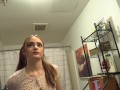Reese Robbins sucks and fucks Mister POV in the point of view sex video called Shhh! We Can't Make Noise!