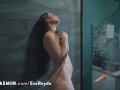 Eva Hid in the Shower From a Family Event so She Could Fuck that Wet Pussy