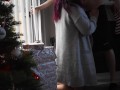 Christmas morning throatgoat for sugar daddy submissive babe
