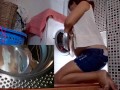 Domination in laundry. Housewife fucked in the washing machine. m1