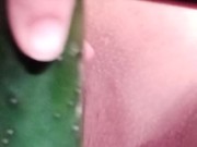 Fuck, gusto na magpakantot. Tigang na tigang.. pipino fuck for dalagang pinay