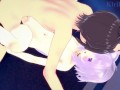 Nekomata Okayu and I have intense sex in the bedroom. - Hololive VTuber Hentai