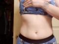 playing with and bouncing my big all natural tits- no makeup sports bra compilation