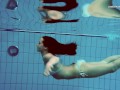 Swimming pool underwater sexy girl babe Alla erotics