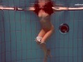 Swimming pool underwater sexy girl babe Alla erotics