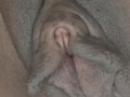 Playing with my meaty pussy!!