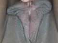Playing with my meaty pussy!!