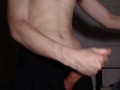 Skinny Boy Dressed Up - Stripping and Oiling my Cock For You ♥
