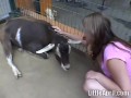 Teen does some solo heavy petting