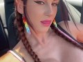 Artemisia Love flashing her big tits in the car(Twitter:Artemisialove9_IG:Artemisialove_real)