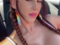 Artemisia Love flashing her big tits in the car(Twitter:Artemisialove9_IG:Artemisialove_real)