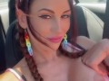 Artemisia Love flashing her big tits in the car(Twitter:Artemisialove9_IG:Artemisialove_real)